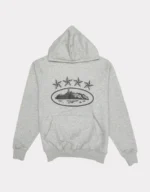 Corteiz 4Starz Alcatraz Hoodie Grau