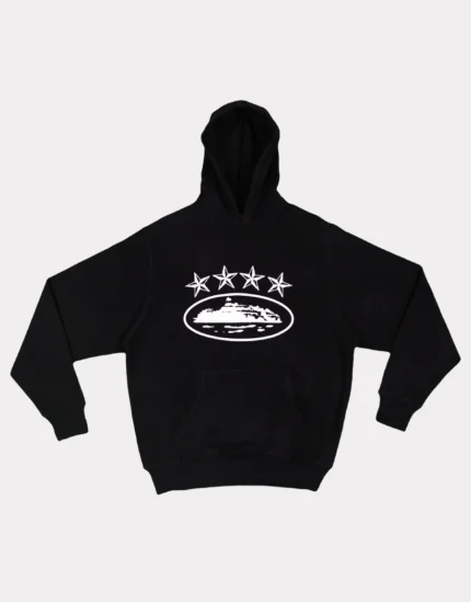 Corteiz 4Starz Alcatraz Hoodie Schwarz (2)