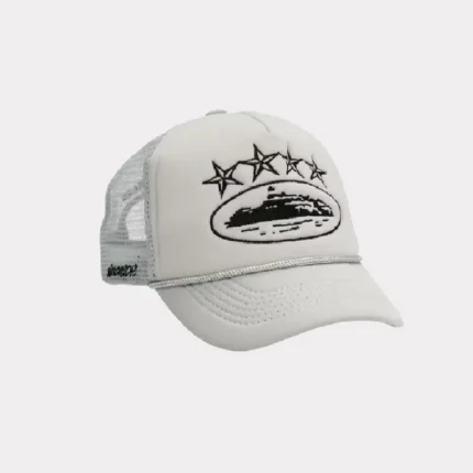 Corteiz 4Starz Alcatraz Trucker Hat Grau (2)