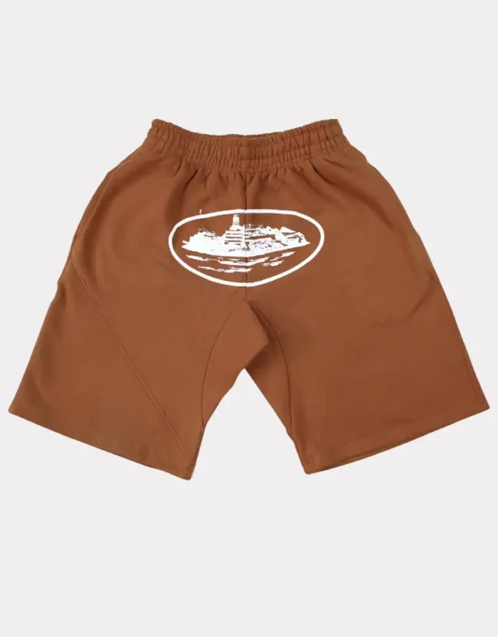 Corteiz Alcatraz Shorts in Hazel