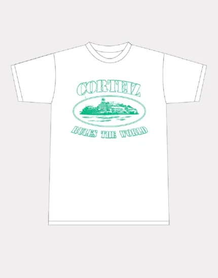 Corteiz Alcatraz T shirt White