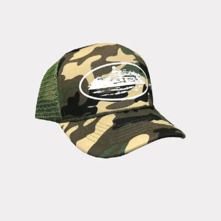 Corteiz Alcatraz Trucker Hat Camo