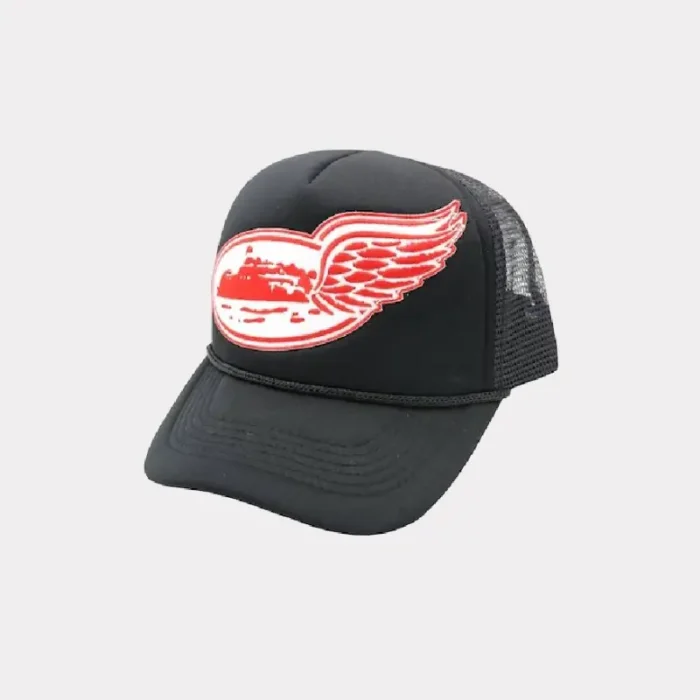 Corteiz Alcatraz Wing Trucker Hat SchwarzRotWeiß