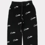 Corteiz All Over Print Jogginghose Schwarz1