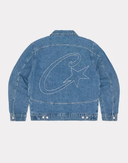 Corteiz C Star Denim Trucker Jacke in Blau (1)