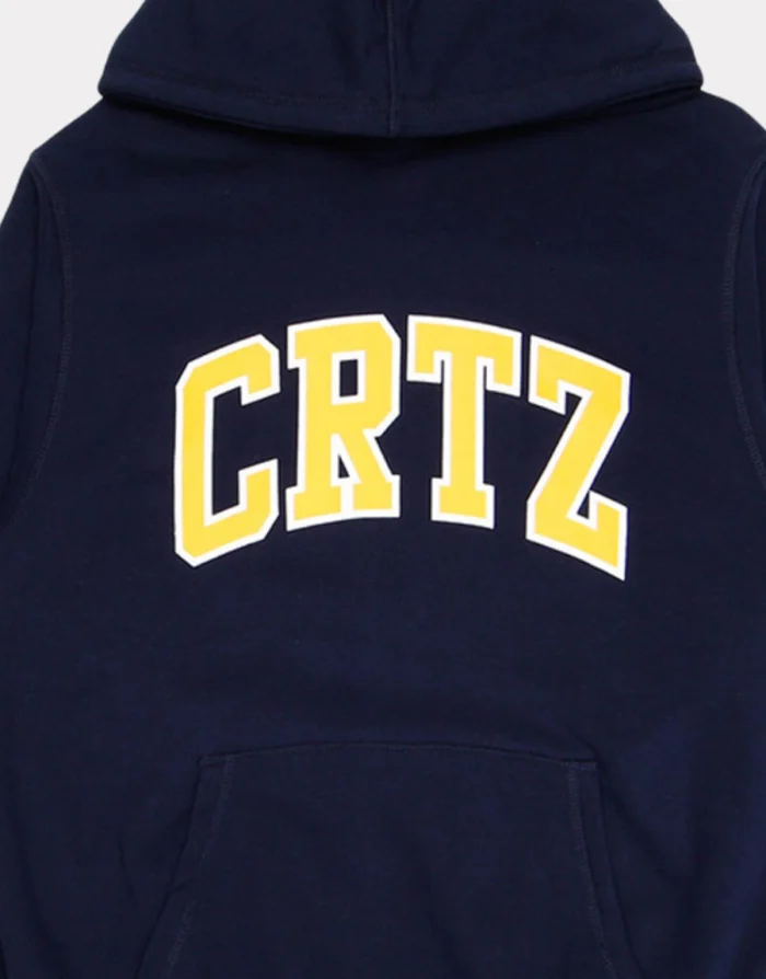 Corteiz Crtz Dropout Hoodie Marineblau (1)