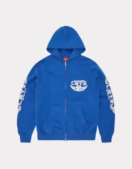 Corteiz Gasolina doppeltem Reißverschluss Hoodie