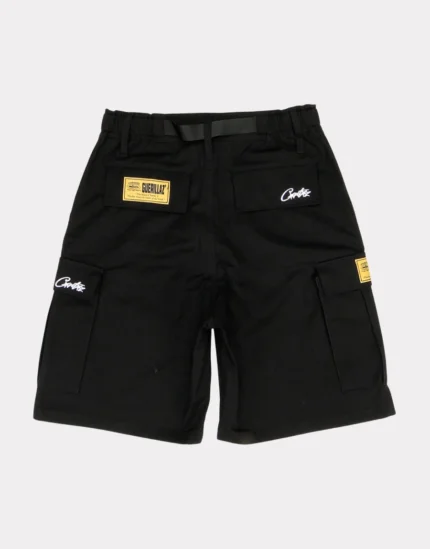 Corteiz Guerillaz 2023 Cargo shorts Schwarz (1)