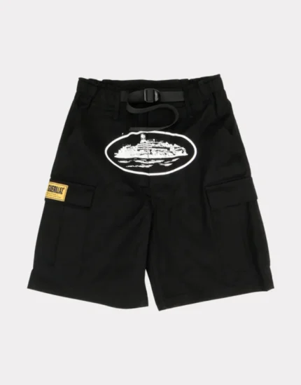 Corteiz Guerillaz 2023 Cargo shorts Schwarz (2)