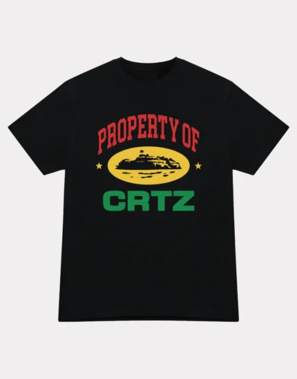 Corteiz Property Of Crtz Carni T Shirt Schwarz (2)