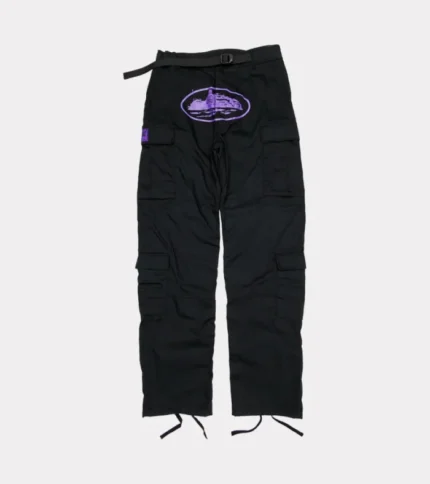 Corteiz Purp Guerillaz Cargos BlackPurple 2 1 700x788 1