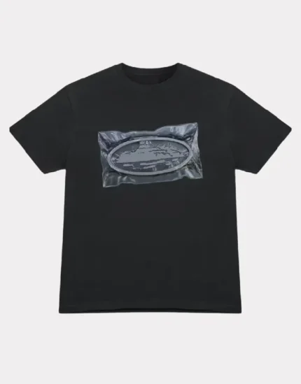 Corteiz Vacuum Sealed T shirt Black